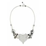 Колье лист Ester Bijoux Тополь CL863-S BW