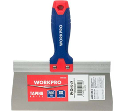 Фасадный шпатель WORKPRO нержавеющая сталь, 200 мм WP321032