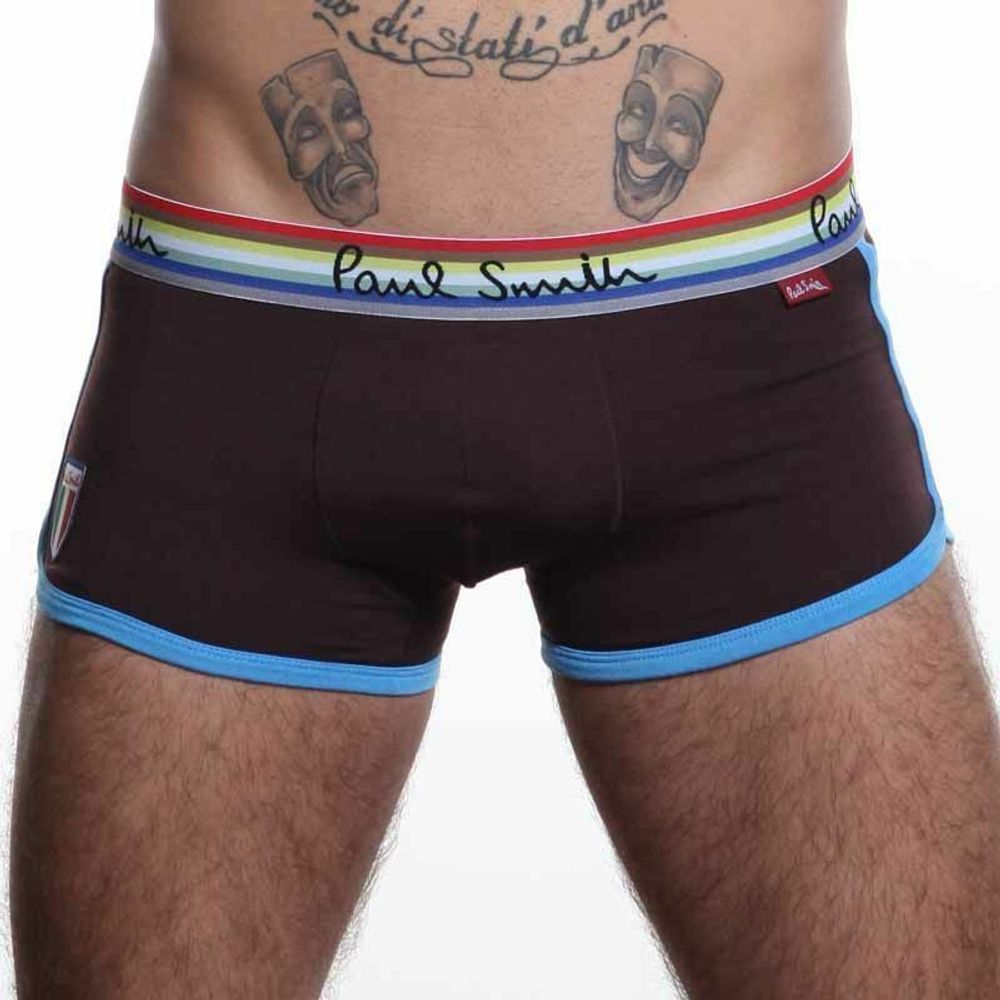 Мужские трусы боксеры коричневые Paul Smith