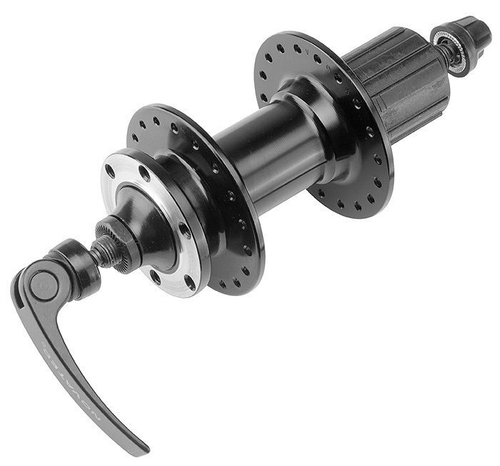 Втулка задняя D472SBT-SC 36H диск. с эксц., под кассету 8-10 скор. пром. подшип., алюминиевая чёрная арт.130271 (10216170/250122/3022285, Китай)