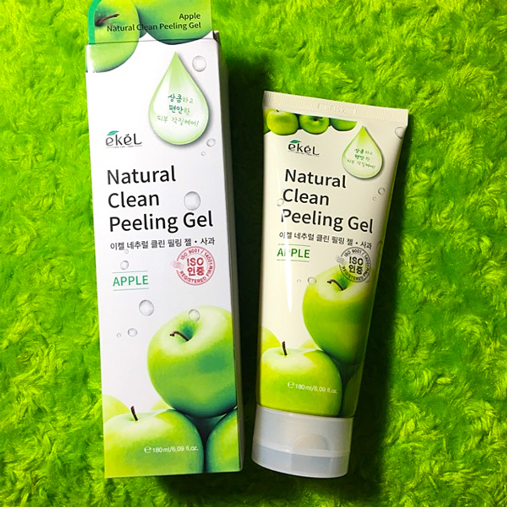 Ekel. Пилинг-скатка с экстрактом зеленого яблока Ekel Apple Natural Clean Peeling Gel