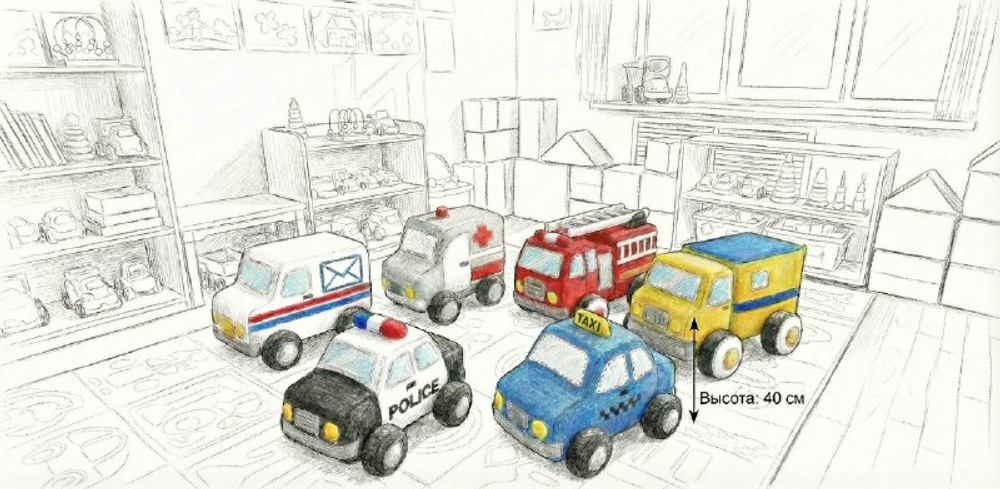 Набор техники "Городские герои"