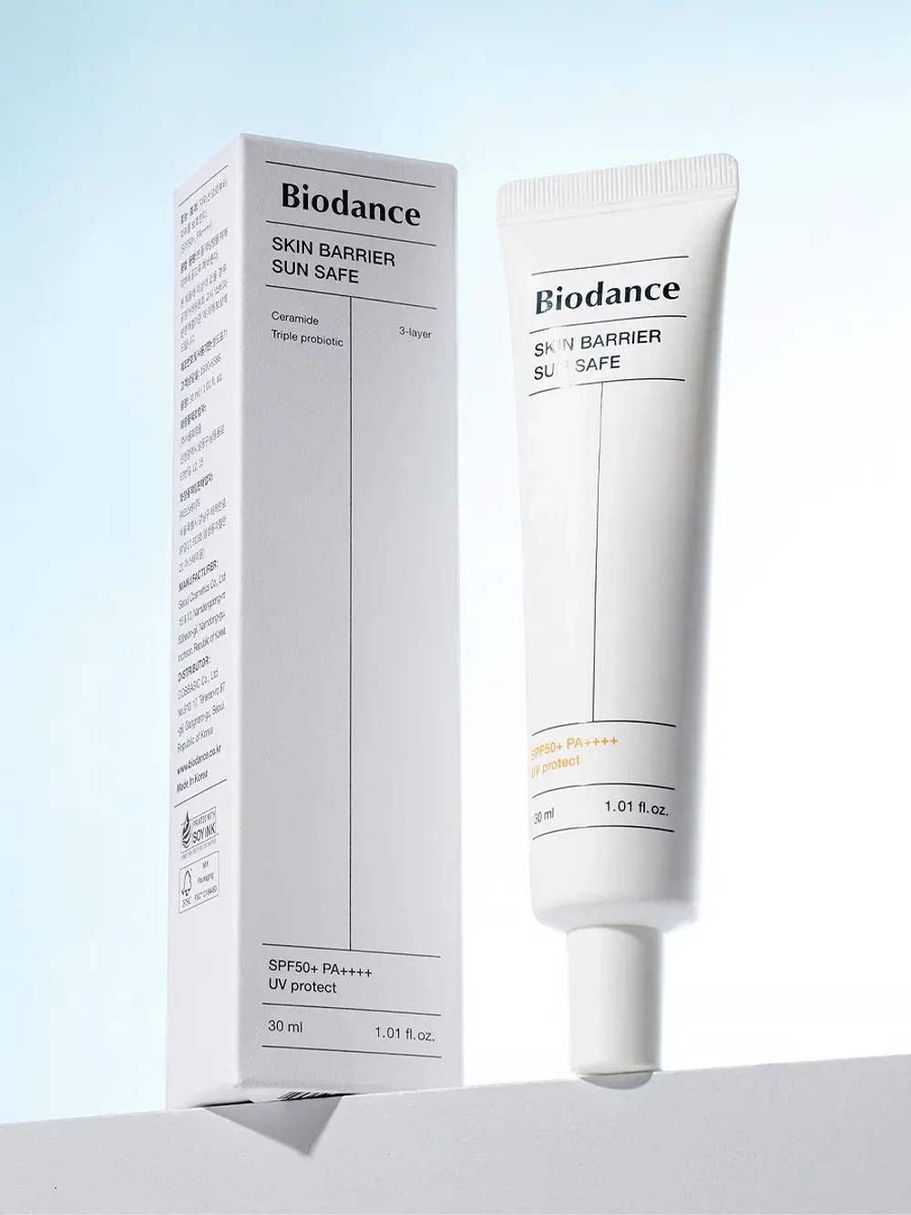 Biodance Барьерный солнцезащитный крем с керамидами SPF50 Skin Barrier Sun Safe 30 мл