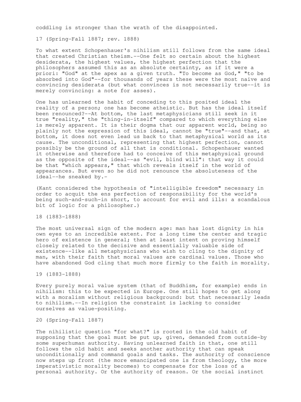 The will to power | Ф. Ницше