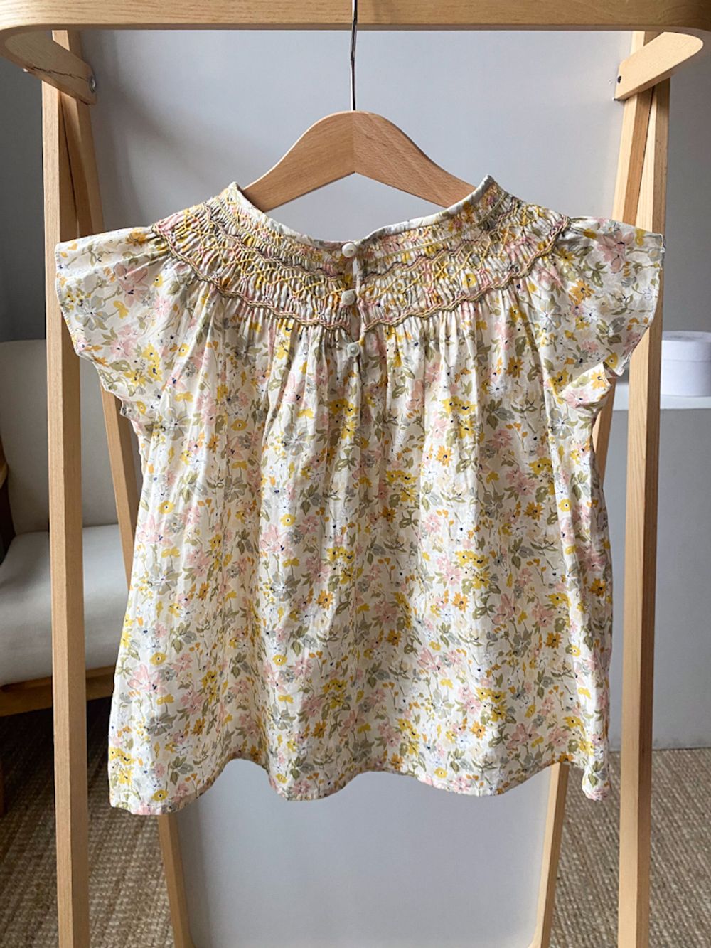 Новая хлопковая блуза Bonpoint, 116