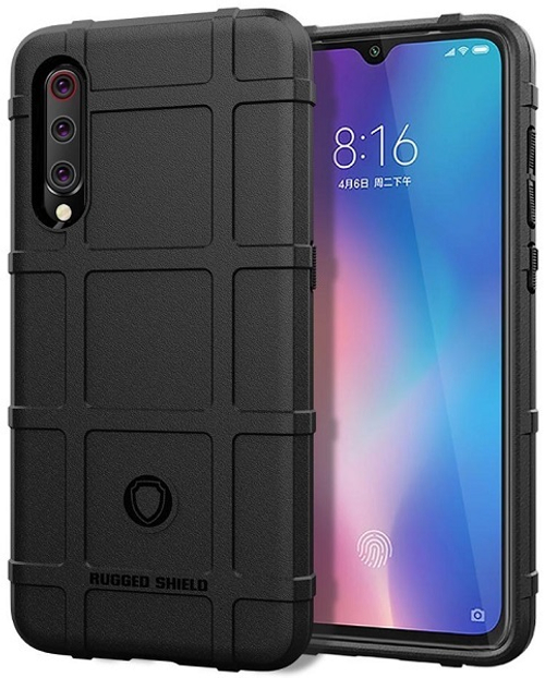 Чехол для Xiaomi Mi 9 (9 Pro 5G) цвет Black (черный), серия Armor от Caseport