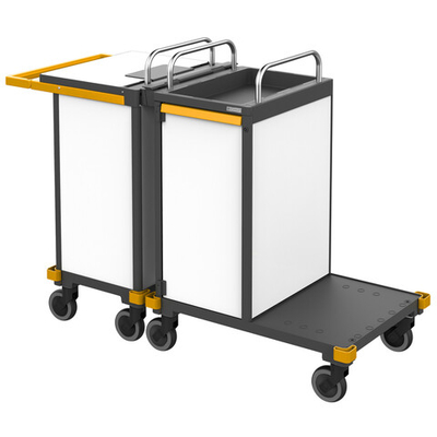 Уборочные тележки Equipe с обшивкой