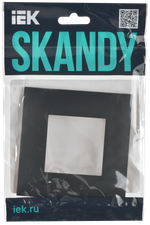SKANDY Рамка 1-местная SK-F01G графит IEK