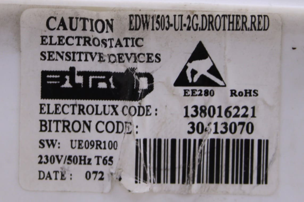 Модуль индикации 138016221 посудомоечной машины Electrolux, AEG, IKEA, Zanussi