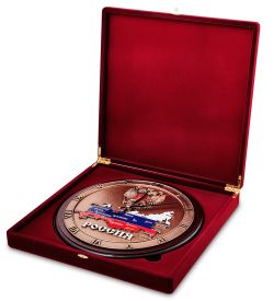 ПК-225 Настенные часы «Карта России»