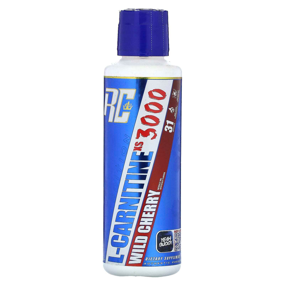 Ronnie Coleman, Vital Edition, XS 3000, L-карнитин, со вкусом черешни, 473,28 мл (16 жидк. унций)