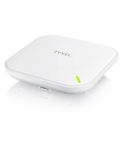 Точка доступа Гибридная точка доступа Zyxel NebulaFlex NWA50AX, WiFi 6, 802.11a/b/g/n/ac/ax (2,4 и 5 ГГц), MU-MIMO, антенны 2x2, до 575+1200 Мбит/с, 1xLAN GE, PoE, без поддержки Captive portal и WPA-Enterprise, защ