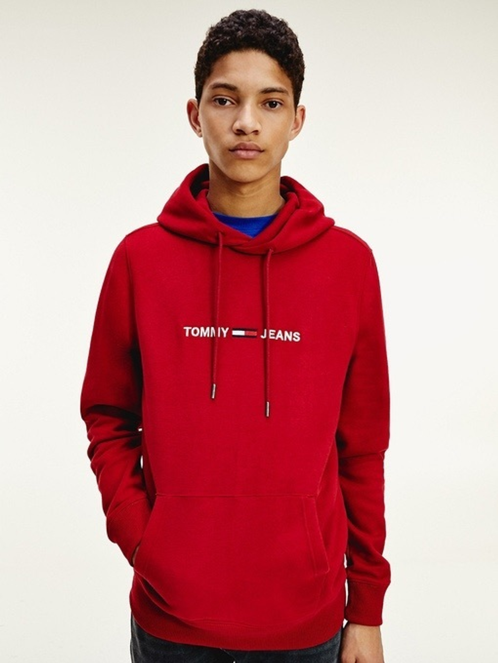 Худи Tommy Jeans Fleece Logo Wine Red