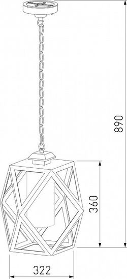 Подвесной светильник Elektrostandard Ambra a056233