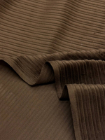 Вельвет хлопковый коричневый