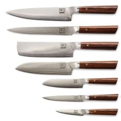 Нож Сантоку  Oleio GmbH 1DM-SAN-HOL-ZAY, 17 см