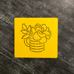 Чашка №4 с цветком