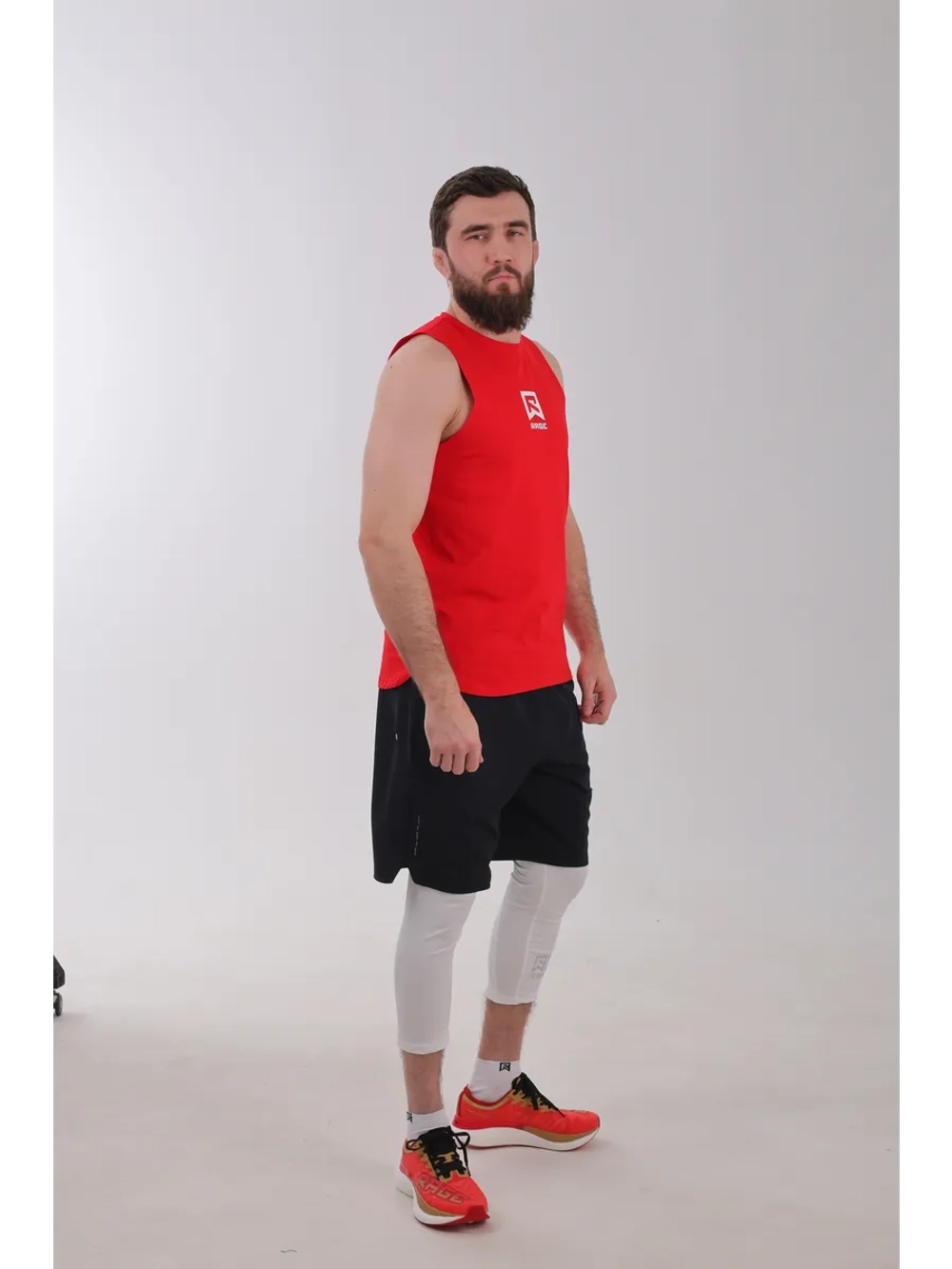 Спортивная футболка майка тренировочная без рукавов