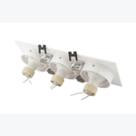DK3023-WH Встраиваемый светильник, IP 20, 10 Вт, GU5.3, LED, белый, пластик