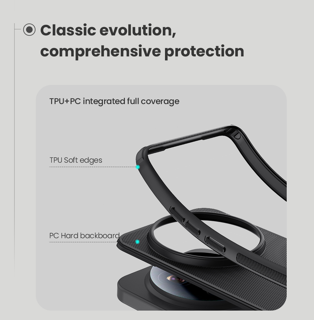 Чехол c поддержкой MagSafe для Xiaomi 17 Ultra, серия Super Frosted Shield Pro Magnetic от Nillkin