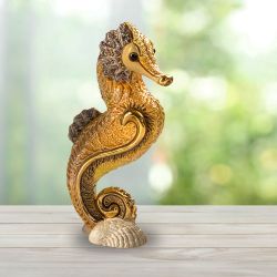 De Rosa Rinconada Статуэтка коллекционная Морской Конек оранжевый