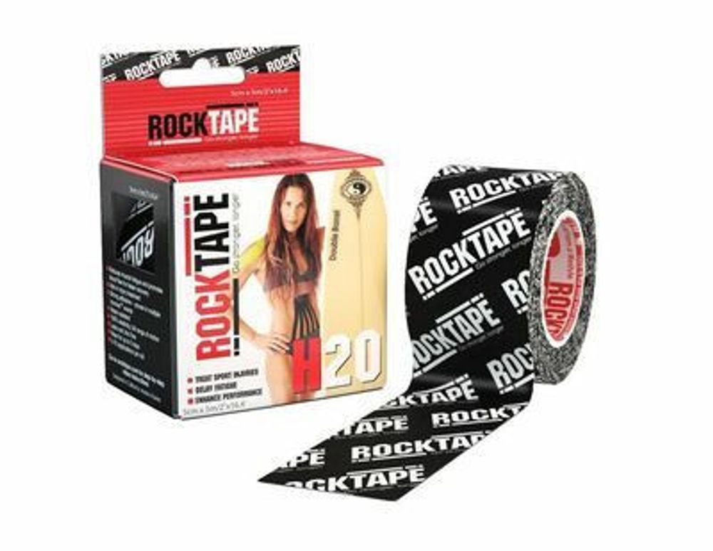 Кинезиотейпы RockTape экстра-водостойкие H2O (5см х 5м)