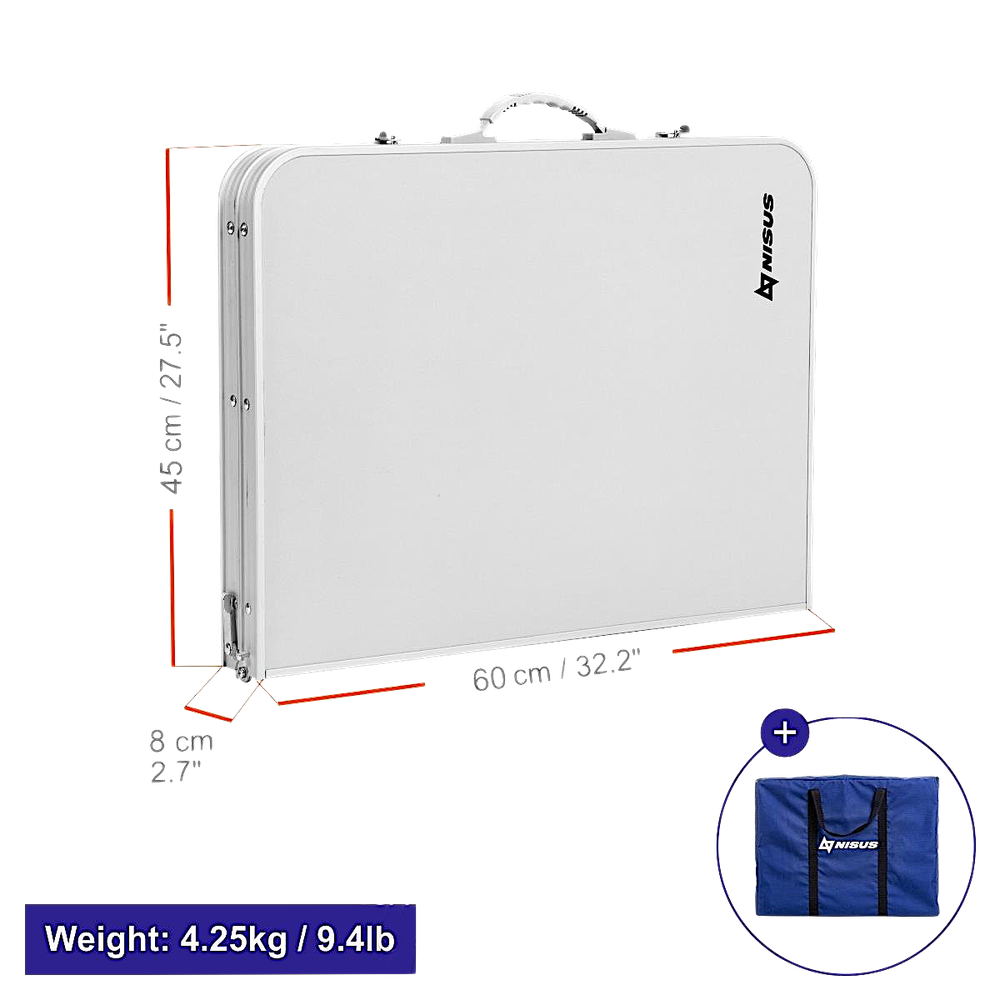 Стол Nisus N-FT-435A Складной 90х60х37/70см 4.25кг Нагр. до30кг