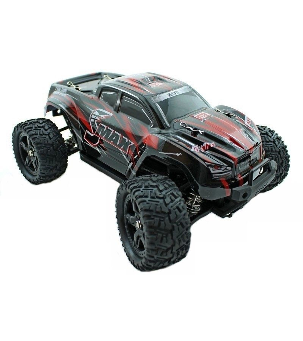 Радиоуправляемый монстр Remo Hobby SMAX Brushless (красный) 4WD 2.4G 1/16 RTR