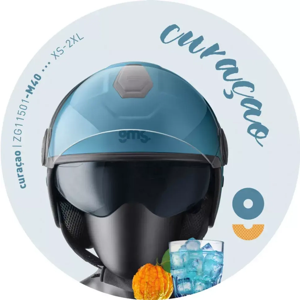 открытый шлем GMS GELATO Curacao M40