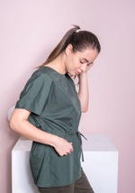 Туника повара женская хаки "Роса"