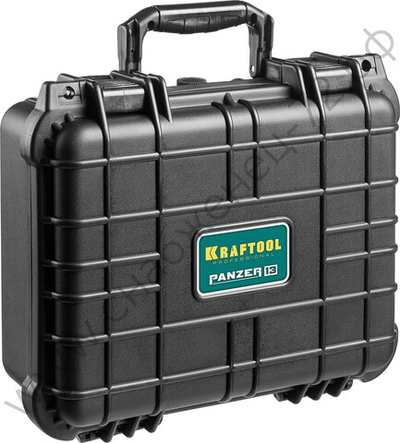 KRAFTOOL PANZER-13, 340 х 290 х 150 мм, (13″), IP55, ударопрочный пластиковый ящик (38251-13)