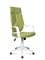 Кресло офисное Норден / Айкью / IQ / белый пластик / зеленая ткань