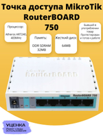 Точка доступа MikroTik RouterBOARD 750