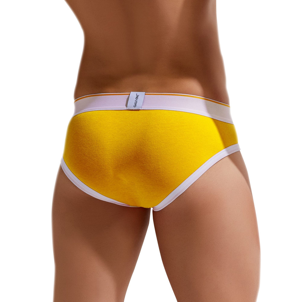 Хлопковые трусы-брифы Colours of the Planet Brief (Размер: L) (Цвет: желтый)