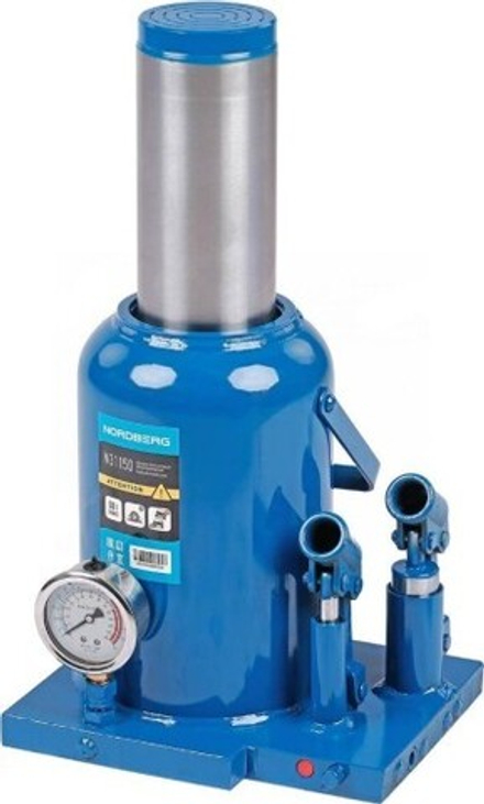 Домкрат бутылочный NORDBERG N31150 двухплунжерный, 50 т
