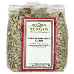 Bergin Fruit and Nut Company, тыквенные семечки, обжаренные и соленые, 397 г (14 унций)