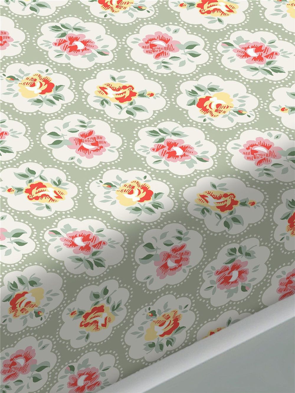 Простынь на резинке Сказка "Британские традиции" 160х200 см, перкаль