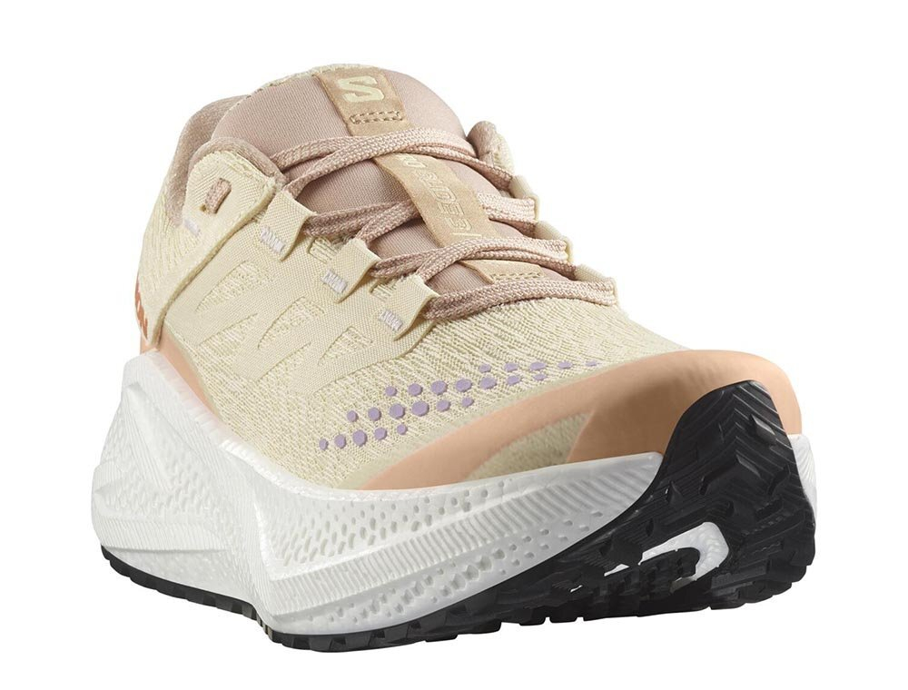 Кроссовки для бега женские Salomon Aero Glide 3 GRVL Бежево-Зеленые