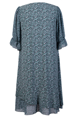 Платье женское 2865АП, графика зел #172ГЗе052865АП