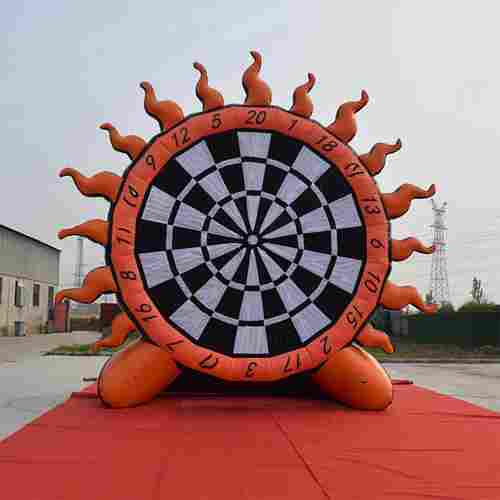 Надувной дартс «Пламя» на подкачке, диаметр 5 м, размер 5×2,5×5 м