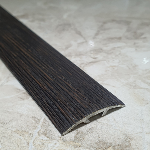 Порог-стык 30мм "DO-5" 2,7м Венге ламинир. алюм.