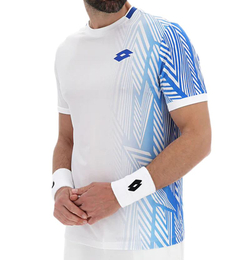 Мужская теннисная футболка Lotto Tech VI D3 - bright white