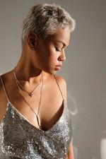 Колье с сердцем Bubble