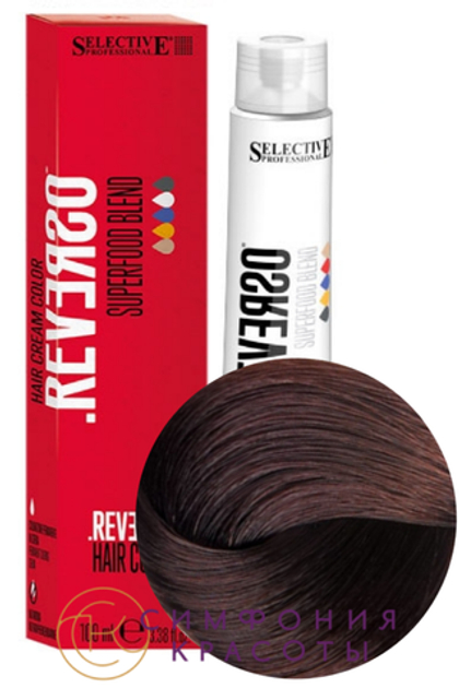5.5 "Reverso Hair Color"Светло-каштановый махагон"100мл