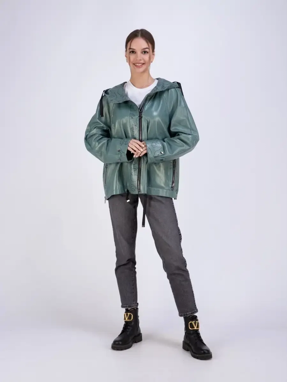 Куртка женская из натуральной кожи