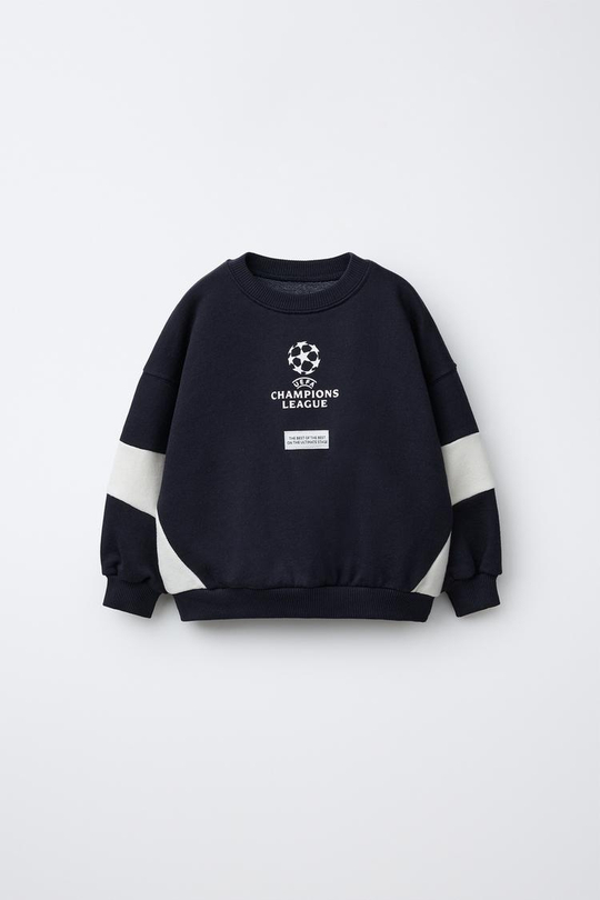 ZARA ТОЛСТОВКА UEFA CHAMPIONS LEAGUE ®, МОРСКОЙ ТЕМНО-СИНИЙ