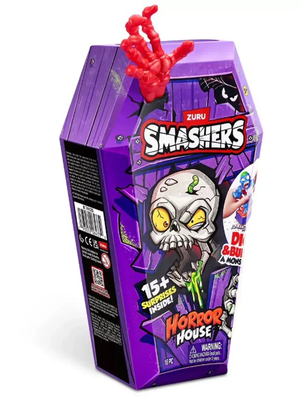 Игрушка сюрприз Zuru Smashers Horror House красный 74125
