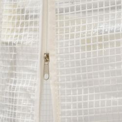 UGH-R30 H190 WHITE-WHITE Парник-стеллаж для рассады. 5 полок. 70x50x190см. Металлическая труба в ПВХ. цвет белый. Тент из армированного полиэтилена 135г-м2. цвет сетки белый. TM ФитоЛето