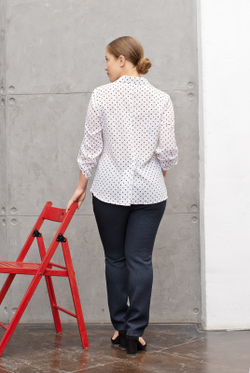 Брюки женские 1547опв, синий #341Син021547опв