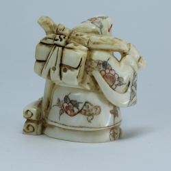 Эксклюзивная нэцкэ Дзюродзин со свертками